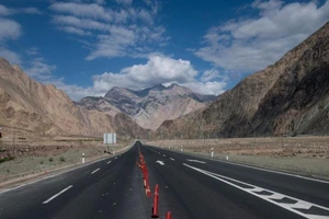 Đường Cao tốc Hữu nghị chạy dài từ thủ đô Islamabad (Pakistan) tới vùng Tân Cương (Trung Quốc). Ảnh: SCMP