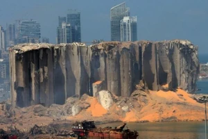 Hiện trường vụ nổ tại Lebanon hôm 4-8. Ảnh: AFP