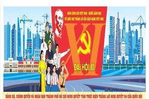 Trao giải sáng tác tranh cổ động Dưới cờ Đảng - Vững niềm tin