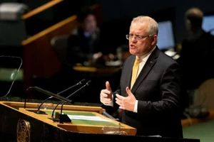 Thủ tướng Úc Scott Morrison. Ảnh: BELTANDROAD NEWS