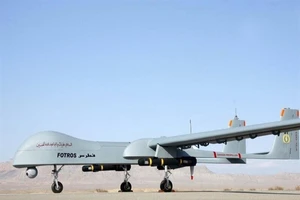 Một chiếc máy bay không người lái dòng Fotros của Iran, Ảnh: TEHRAN TIMES