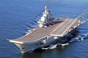 Tàu sân bay Liêu Ninh của Trung Quốc. 
