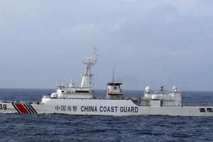 Một tàu hải cảnh Trung Quốc. Ảnh: AFP