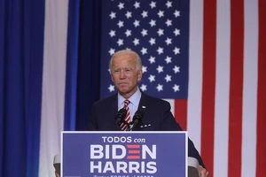 Ông Joe Biden phát biểu tại sự kiện ở TP Kissimmee (bang Florida) hôm 15-9. Ảnh: REUTERS