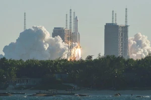 Tên lửa 5B được phóng từ bãi phóng Văn Xương ở phía nam Trung Quốc hồi tháng 5. 