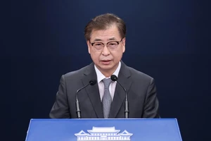 Ông Suh Hoon - giám đốc phụ trách an ninh quốc gia tại Phủ Tổng thống Hàn Quốc. Ảnh: YONHAP