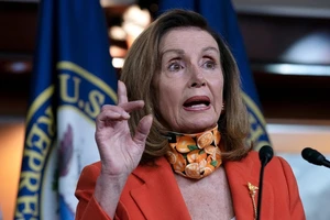 Chủ tịch Hạ viện Mỹ Nancy Pelosi. Ảnh: AP