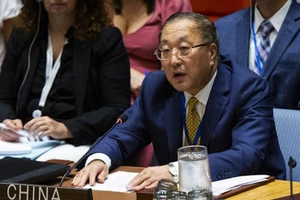 Đặc phái viên Trung Quốc tại LHQ Zhang Jun. Ảnh: VCG