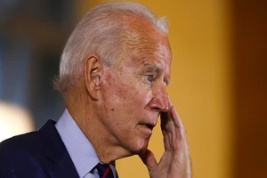 Ứng cử viên tổng thống Mỹ đảng Dân chủ Joe Biden xuất hiện tại một sự kiện tranh cử hôm 12-10, ở bang Ohio, Mỹ. Ảnh: REUTERS