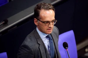 Ngoại trưởng Đức Heiko Maas phát biểu tại một phiên họp của Hạ viện Đức ở Berlin, ngày 7-10.