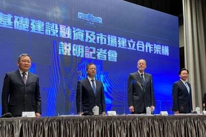 Mỹ, Đài Loan hôm 17-9 ký MoU hợp tác trong lĩnh vực cơ sở hạ tầng tại Đông Nam Á. Ảnh: REUTERS