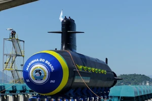 Tàu ngầm Scorpene đầu tiên của Hải quân Brazil có tên Riachuelo. Ảnh: NAVAL NEWS