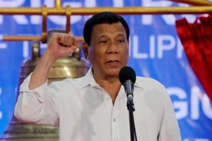 Tổng thống Philippines Rodrigo Duterte.