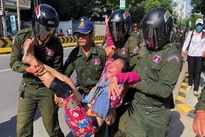 Campuchia: Biểu tình vì lo 'Trung Quốc tăng hiện diện quân sự'