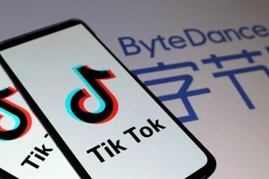 Ứng dụng Tik Tok của Tập đoàn Bytedance Trung Quốc. Ảnh: REUTERS