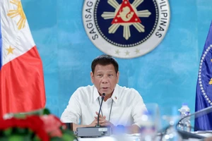 Tổng thống Philippines Rodrigo Duterte. Ảnh: RICHARD MADELO