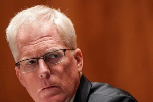 Quyền Bộ trưởng Quốc phòng Mỹ Christopher Miller tại một phiên điều trần của Thượng viện Mỹ hồi tháng 9.