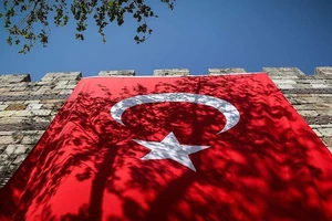 Quốc kỳ Thổ Nhĩ Kỳ.