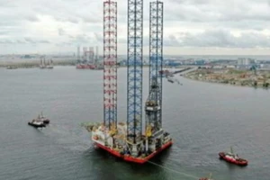 Giàn khoan tự nâng Borr Drilling’s Gunnlod. Ảnh: BORR DRILLING