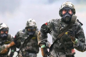 Quân nhân Trung Quốc tại Hội thao quân sự quốc tế 2020 ở Nga. Ảnh: TASS