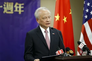 Đại sứ Trung Quốc tại Mỹ Thôi Thiên Khải. Ảnh: XINHUA