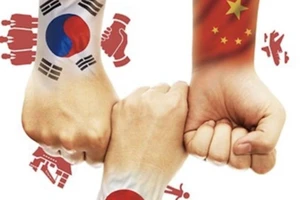 Hiệp định RCEP lần đầu tiên đưa Trung Quốc, Hàn Quốc và Nhật đến với nhau trong một hiệp định thương mại đa phương. Ảnh: ASIATIMES