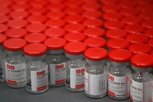 Những lọ vaccine Sputnik V của Nga.