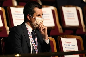 Ông Pete Buttigieg. Ảnh: Julio Cortez/AP