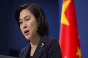 Người phát ngôn Bộ Ngoại giao Trung Quốc Hoa Xuân Oánh. Ảnh: Ng Han Guan/AP