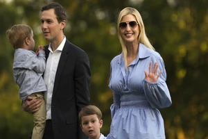 Gia đình bà Ivanka Trump. Ảnh: Eric Baradat/AFP/GETTY IMAGES.