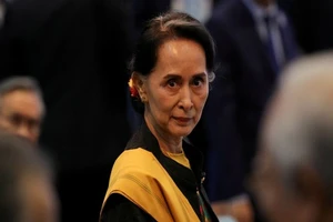 Cố vấn Nhà nước Aung San Suu Kyi. Ảnh: REUTERS.