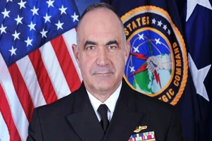 Đô đốc Charles Richard - Chỉ huy Bộ Tư lệnh Chiến lược Mỹ (STRATCOM). Ảnh: US STRATEGIC COMMAND