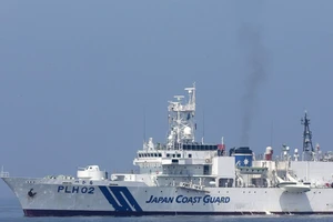 Nhật triển khai một tàu tuần tra tới quần đảo Ogasawara. Ảnh: XINHUA