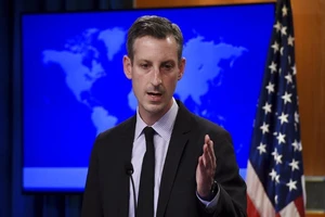 Người phát ngôn Bộ Ngoại giao Mỹ Ned Price. Ảnh: AP