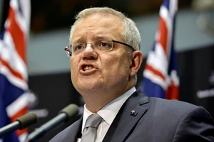 Thủ tướng Úc Scott Morrison. Ảnh: SCMP