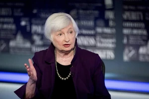 Bộ trưởng Tài chính Mỹ Janet Yellen trả lời phỏng vấn của đài CNBC ngày 18-2. Ảnh: CNBC