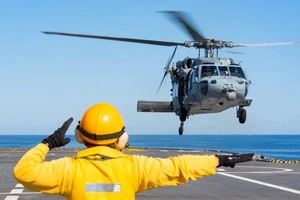 Lực lượng Hải quân Pháp trong Chiến dịch Jeanne d’Arc 2020. Ảnh: QUÂN ĐỘI PHÁP