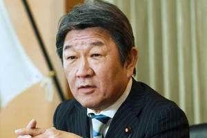 Ngoại trưởng Nhật Toshimitsu Motegi. Ảnh: FT