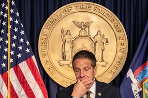 Thống đốc bang New York, ông Andrew Cuomo. Ảnh: BLOOMBERG