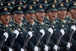 Quân đội Trung Quốc. Ảnh: REUTERS