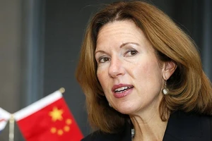 Đại sứ Anh tại Trung Quốc Caroline Wilson. Ảnh: VCG