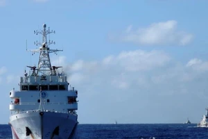 Ba mữi giáp công của Trung Quốc tại Biển Đông. Ảnh: REUTERS