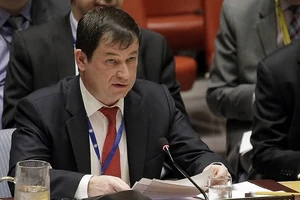 Phó Đại sứ thứ nhất của Nga tại Liên Hợp Quốc, ông Dmitry Polyansky. Ảnh: AP