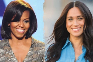 Bà Michelle Obama (trái) và Công nương Meghan Markle. Ảnh: WIREIMAGE