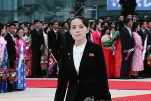 Bà Kim Yo-jong - em gái của nhà lãnh đạo Triều Tiên Kim Jong-un. Ảnh: YONHAP