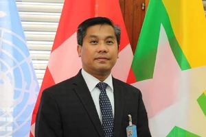 Đại sứ Myanmar tại Liên Hợp Quốc, ông Kyaw Moe Tun. Ảnh: TWITTER