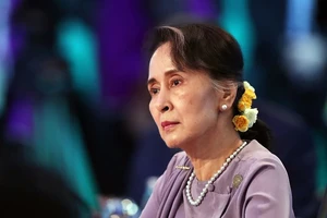 Cố vấn Nhà nước Myanmar Aung San Suu Kyi. Ảnh: AFP