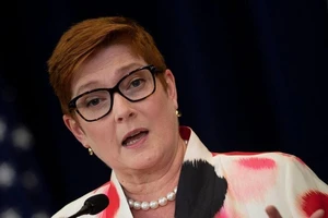 Ngoại trưởng Úc Marise Payne. Ảnh: AFP