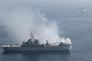 Một tàu chiến của Iran.