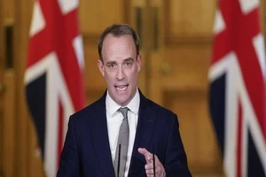 Ngoại trưởng Anh Dominic Raab. Ảnh: AFP